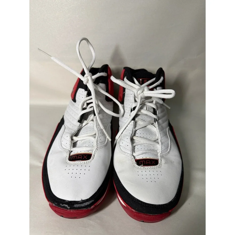 Nike Air Max Uptempo 2003 Basketball Sneakers Red Black White Mens Size 9 307513